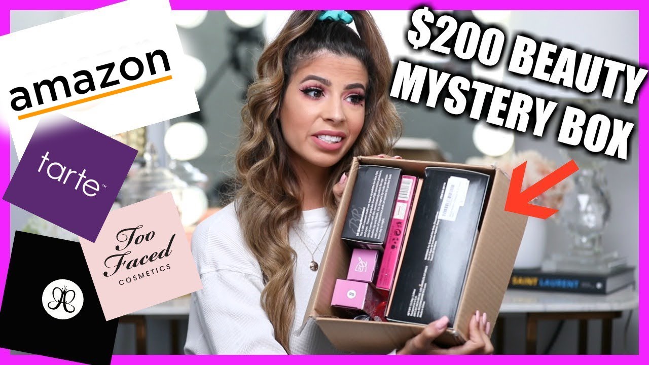 I BOUGHT 200 AMAZON BEAUTY MYSTERY BOXES YouTube