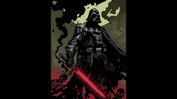 Creating a Dark Gothic Darth Vader | Procreate Time-Lapse from Stahlgrave: Blood & Iron