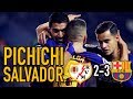 SUÁREZ Y DEMBÉLÉ SALVAN AL BARÇA | RAYO VALLECANO 2-3 BARCELONA