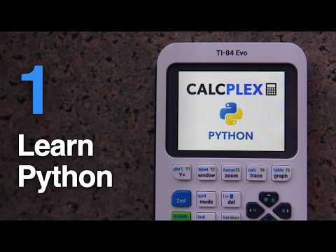 Learn Python on the TI-84 Evo #1: Your First Program