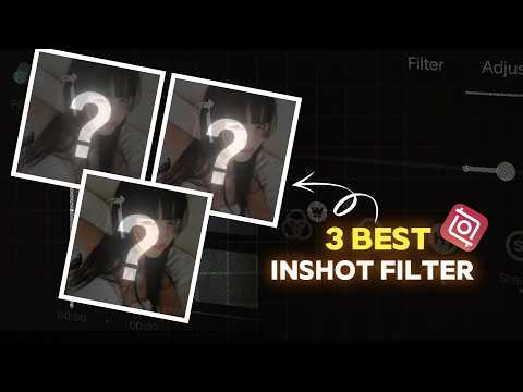 BEST 3 InShot Filters for Edits ✨ (Aesthetic + Easy)