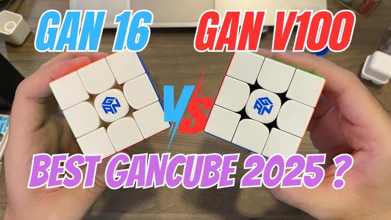 So Sánh Chi Tiết GAN16 Maglev Max UV và GAN V100 Maglev UV | Đâu là Best GanCube 2025 ?