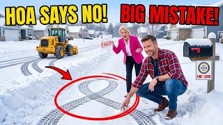 They Fined Me For Snow Tracks Big Mistake | HOA Stories
