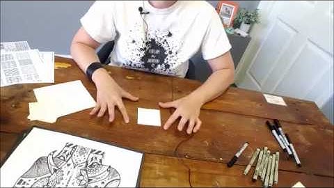 Tangle Patterns and Doodle Drawing