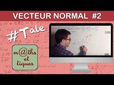 Vidéo: Comment Trouver Le Vecteur Normal à Un Plan