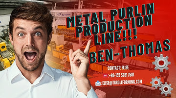 C, Z, U Omega Sigma Purlin Roll Forming Machine with automatic Stacker