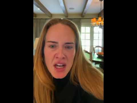 Adele instagram live stream best parts