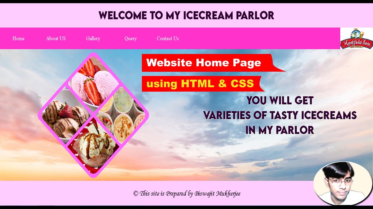 #Homepage Design in HTML and CSS [Homepage Design Using HTML and CSS ...