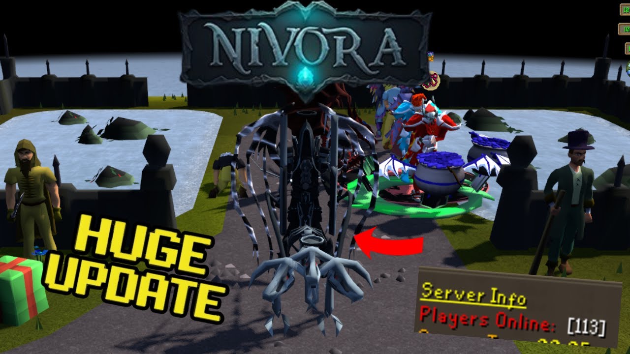AMAZING UNIQUE CONTENT AND UPDATES ON THIS CUSTOM SERVER! (100+ ONLINE) | NIVORA + MASSIVE GIVEAWAY