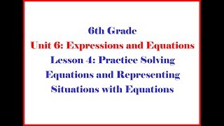 6 6 4 Illustrative Mathematics Grade 6 Unit 6 Lesson 4 Morgan