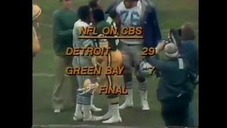 1980-09-14 Detroit Lions vs Green Bay Packers(Sims gets an 87 yard rec)