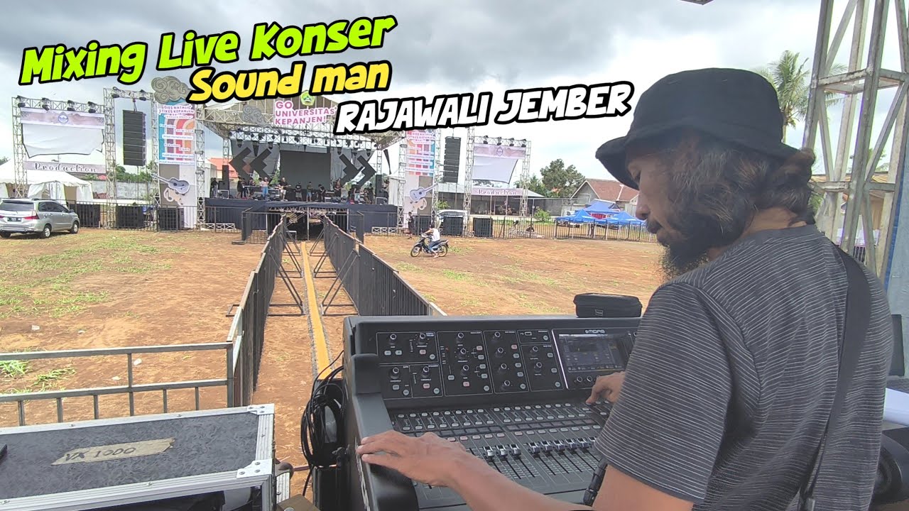 Bening🔥intip proses Mixing sound Legend nya Jember 