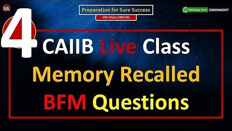 Bank Financial Management Previous Year Questions Part 4