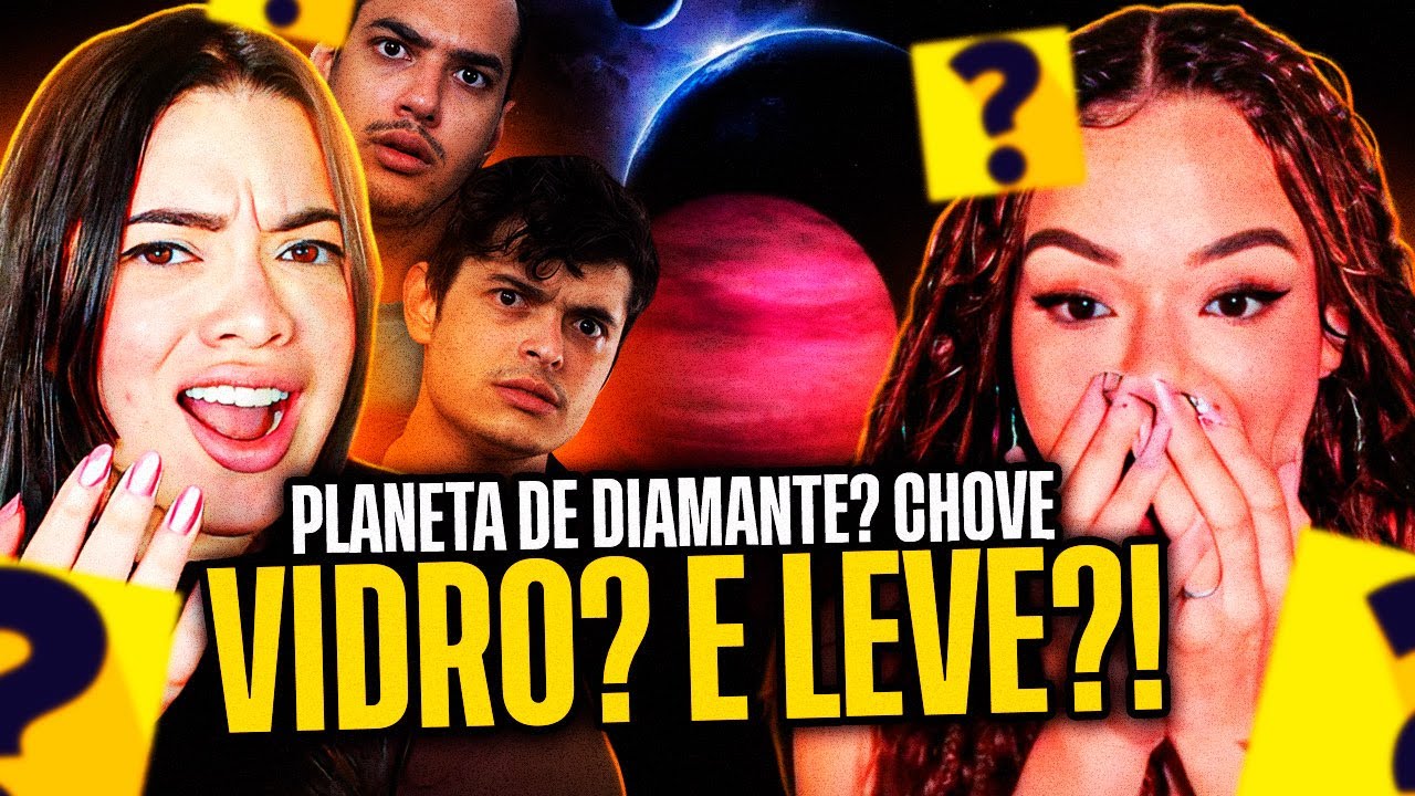 VOCÊ SABIA: 8 Planetas MAIS ESTRANHOS QUE EXISTEM [ NAT e VIC MV REACT]