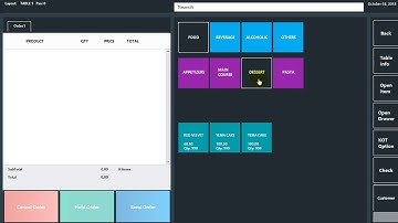POS - Adding new Orders to a Table