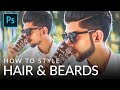 How to Style Hair & Beards in Photoshop