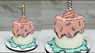How to make cartoon cake | Cake decorating tutorials | Sugarella Sweets