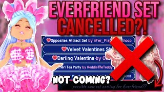 THE EVERFRIEND SET IS NOT CANCELED *CONFIRMED* | Roblox Royale High Valentines Update 2024