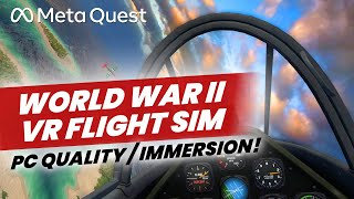 Warplanes: Battles over Pacific Review - WW2 Dogfighting VR Sim for Oculus/Meta Quest 2 screenshot 4