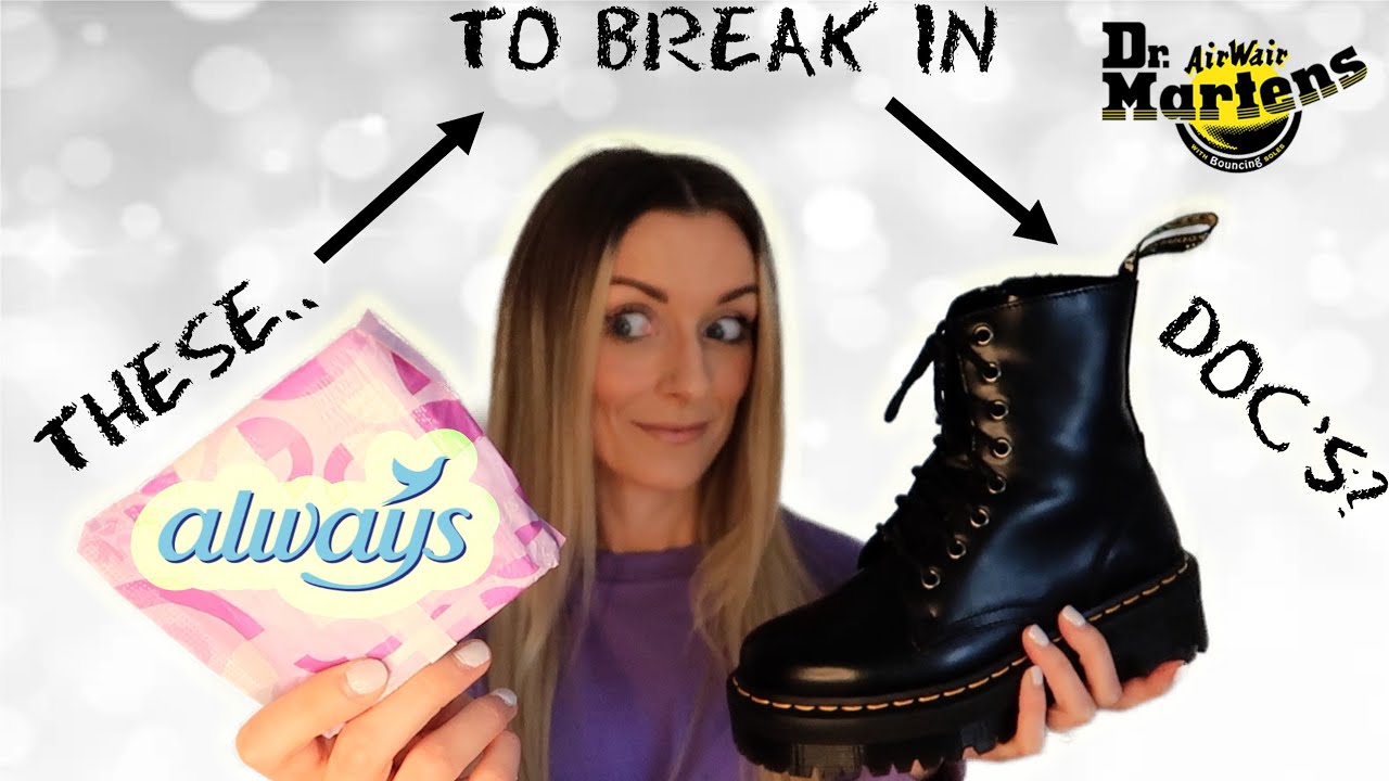 HOW TO: BREAK IN DR. MARTENS | No Blisters In ONE WEEK!!!!!! - YouTube