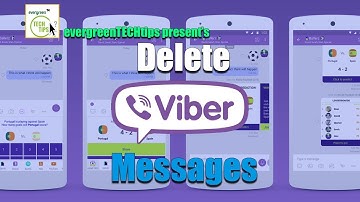 How To Delete Viber Messages Guide | Viber Tutorial - Web Tech Tutorial