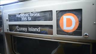 Norwood-205th Street Bound R68 (D) Train Ride From 103rd Street To 116th Street (31st Birthday)