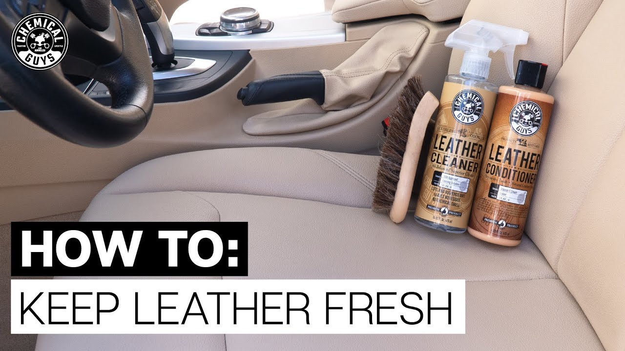 Chemical Guys Leather Cleaner and Conditioner Complete Leather Care Kit, SPI_109_16