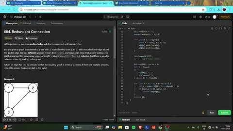 684. Redundant Connection