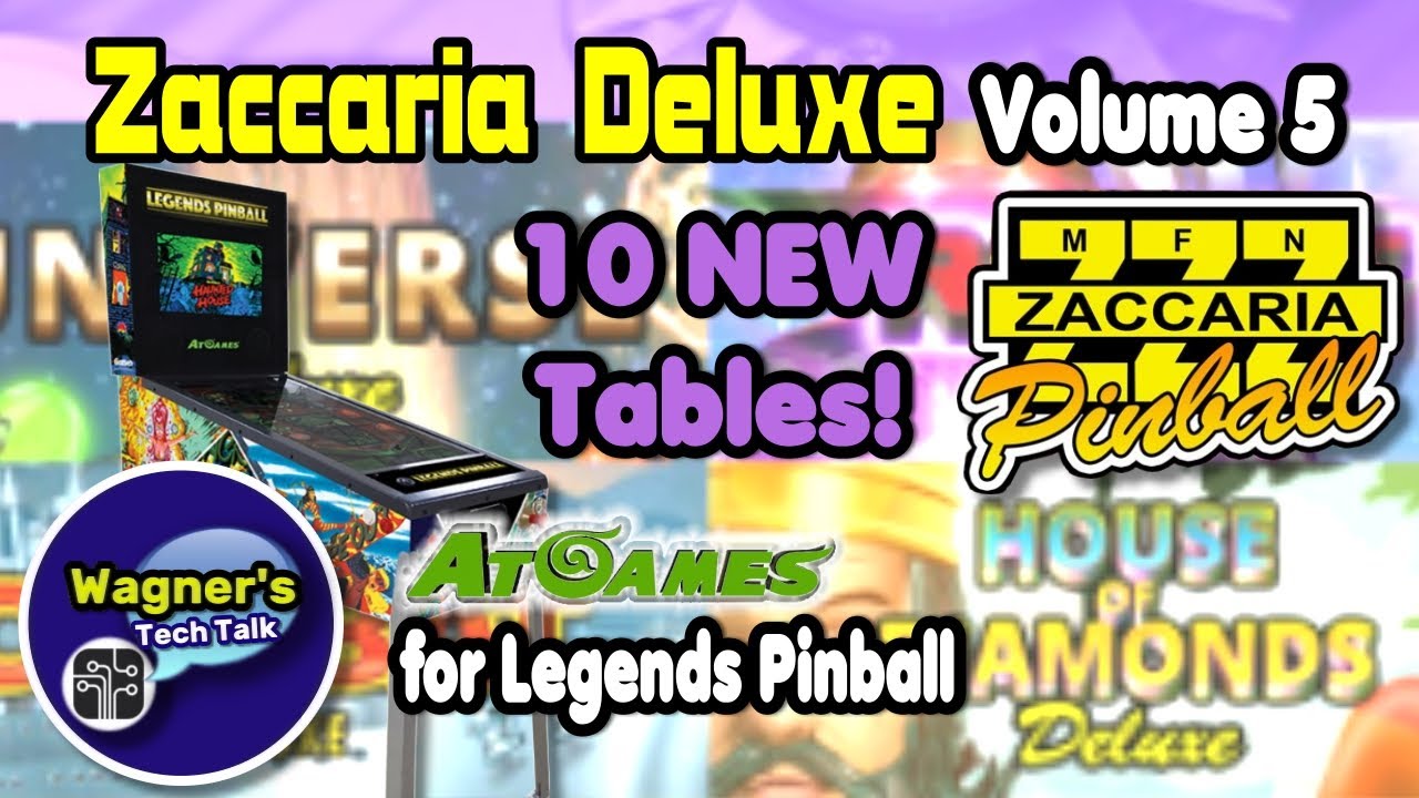Zaccaria Deluxe Pinball Tables Volume 5 AtGames Legends Pinball YouTube