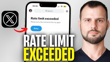 How To Solve Rate Limit Exceeded Twitter (X) Problem iPhone