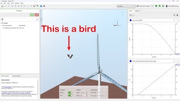 Bird collision avoidance for wind turbines with Ashes - aeroelastic simulation software
