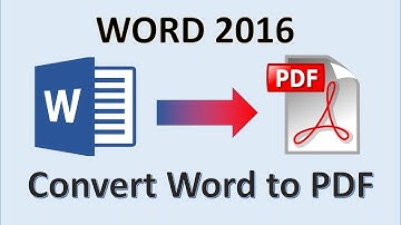 របៀប Save ឯកសារ ពី Word ទៅជា PDF ដោយផ្ទាល់ចេញពី Microsoft Word