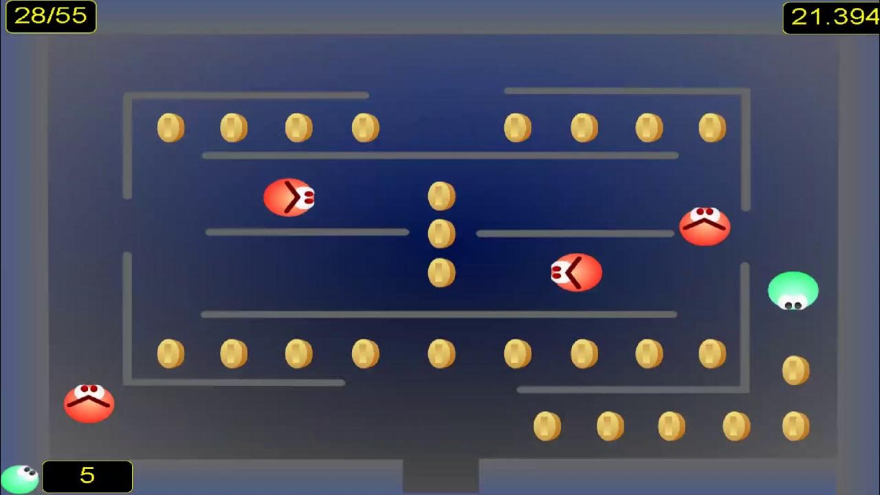Simple Pacman Game By ToadfanSchool PAC MAN CLONE BROWSER ONLINE IN ...