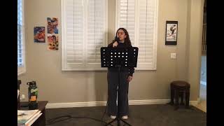 Audrey Diaz Singing Boyfriend Clip