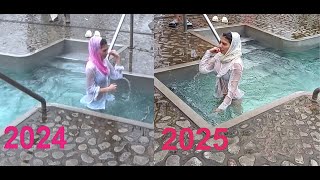 Epiphany Bathing 2025-24This Girl Is Swimming In 2024 And In 2025New Baptism Крещение