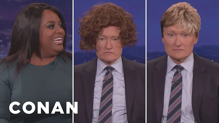 Sherri Shepherd Shows Conan How To Rock A Wig | CO...