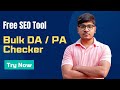  free bulk da  pa checker seo tool  alexa rank and pnb ip checker