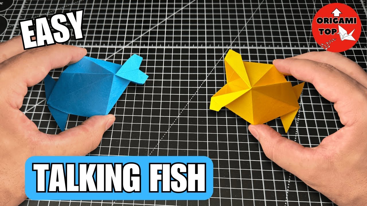 Origami Talking Fish Tutorial | How to Make Origami Talking Fish Easy Step by Step