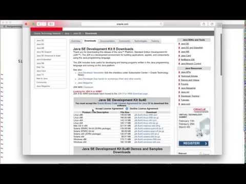 How to get ready for Java programming on Mac OS X