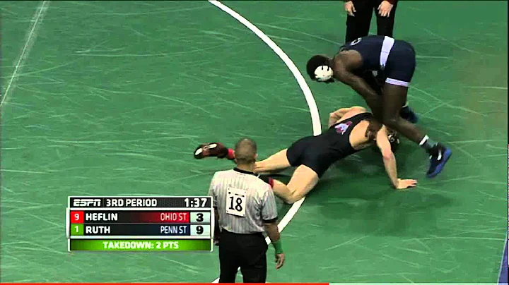Ed Ruth Dirty Takedown at NCAAs