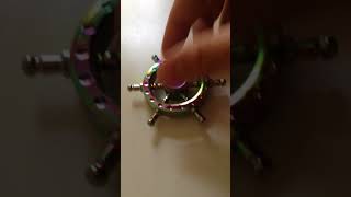 Fidget spinner colormix ship's wheel