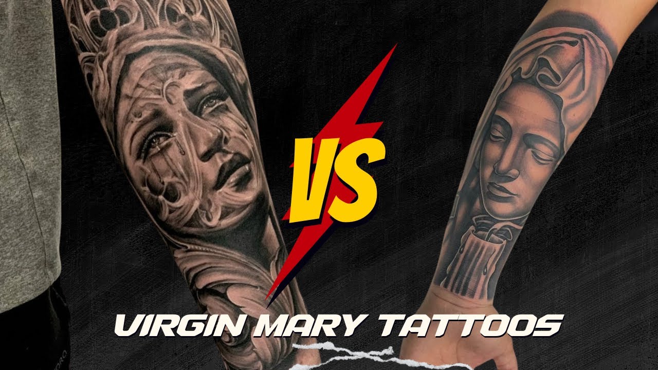 Virgin Mary Tattoo on Shoulder - Best Tattoo Ideas Gallery