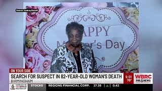 Search for suspect in 82-year-old woman's death