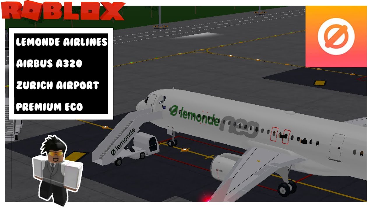 LeMonde Airlines A320 Premium Eco ROBLOX YouTube 