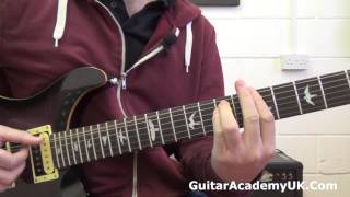 Rockabye Clean Bandit Ft. Sean Paul + Anne-marie Guitar Lesson Tutorial
