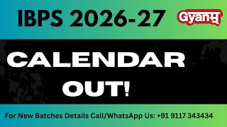 IBPS 2026-27 का कैलेंडर जारी | IBPS की आधिकारिक परीक्षा तिथियां 2026-27 | IBPS और RRB के PO क्लर्... screenshot 2