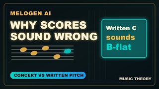 Transposing Instruments Explained: Concert Pitch vs Written Pitch