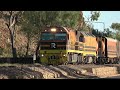 Freight train in central Australia.