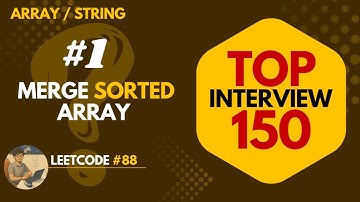 02. Merge Sorted Array - LeetCode 88 | Best In-Place Merge Explained Step-by-Step