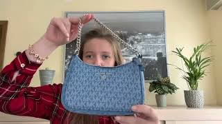 Unboxing Michael Kors Greenwich Medium Studded Saffiano Leather